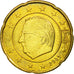 Belgia, 20 Euro Cent, 2003, Brussels, EF(40-45), Mosiądz, KM:228