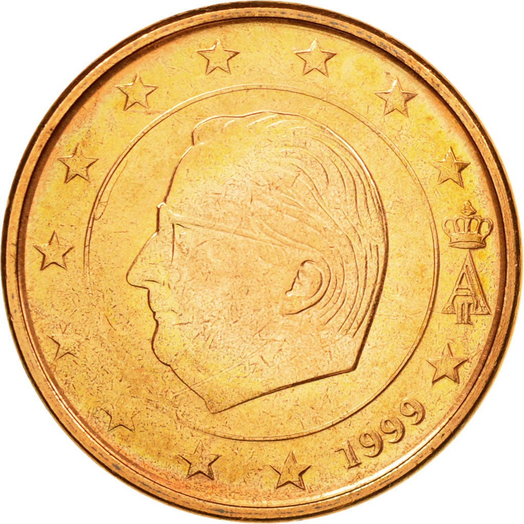 Belgium, 5 Euro Cent, 1999, AU(55-58), Copper Plated Steel, KM:226