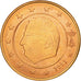 Belgium, 2 Euro Cent, 2003, AU(55-58), Copper Plated Steel, KM:225