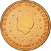 Netherlands, Euro Cent, 2003, AU(55-58), Copper Plated Steel, KM:234
