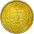 Słowacja, 10 Euro Cent, 2009, Kremnica, AU(55-58), Mosiądz, KM:98