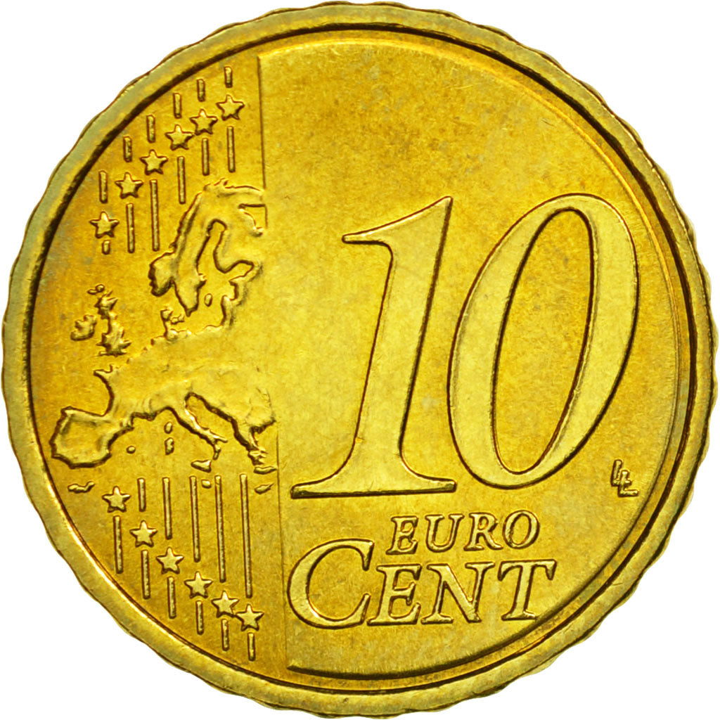Slowakije, 10 Euro Cent, 2009, PR, Tin, KM:98