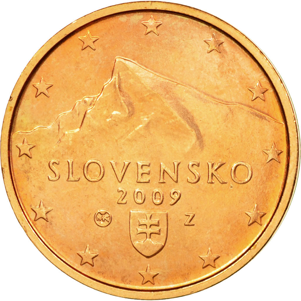 Slovaquie, 2 Euro Cent, 2009, SUP, Copper Plated Steel, KM:96
