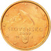 Slovaquie, 2 Euro Cent, 2009, SUP, Copper Plated Steel, KM:96