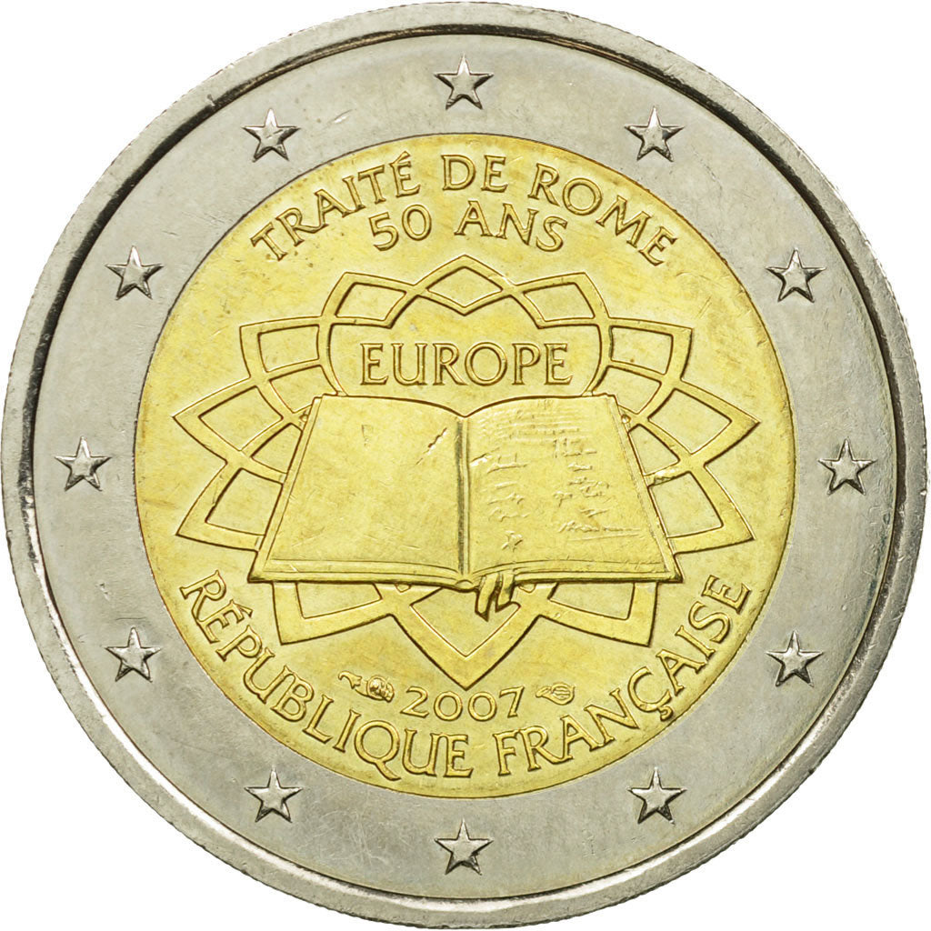 France, 2 Euro, 2007, EF(40-45), Bi-Metallic, Gadoury:9, KM:1460