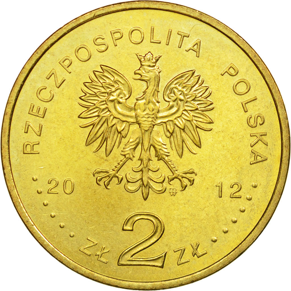 Coin, Poland, Boleslaw Prus, 2 Zlote, 2012, Warsaw, EF(40-45), Brass, KM:838