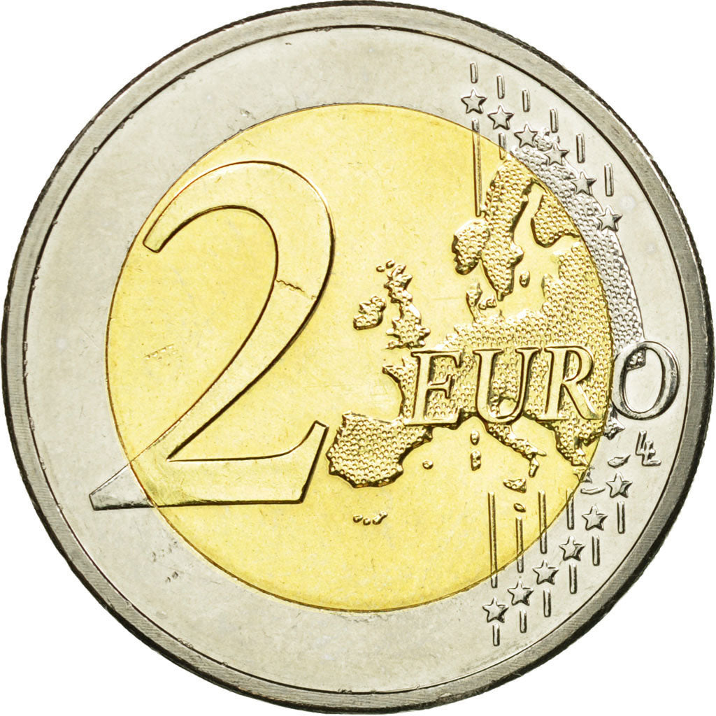 Netherlands, 2 Euro, 2011, AU(55-58), Bi-Metallic, KM:298