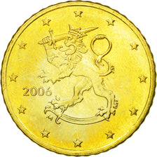 Finland, 50 Euro Cent, 2006, EF(40-45), Brass, KM:103