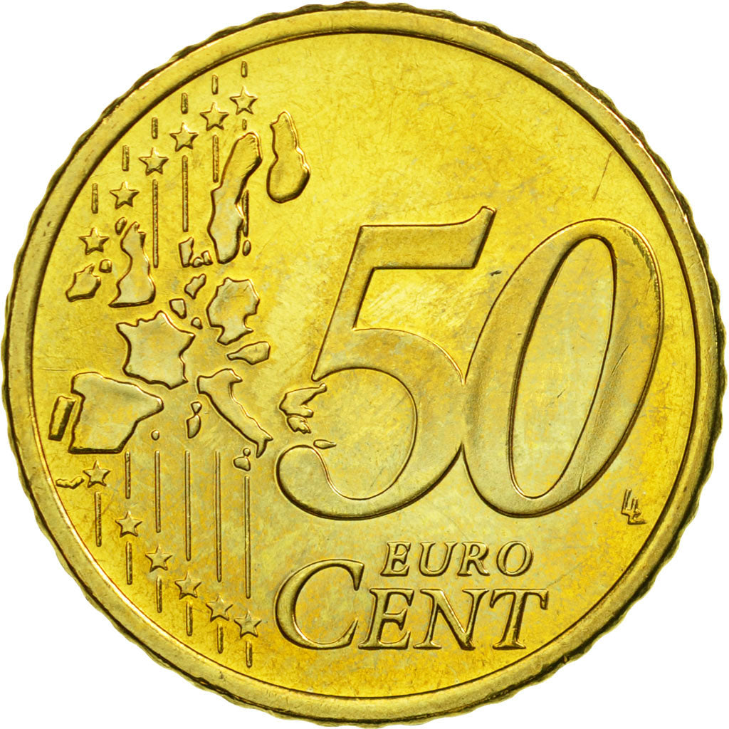 Finland, 50 Euro Cent, 2006, EF(40-45), Brass, KM:103