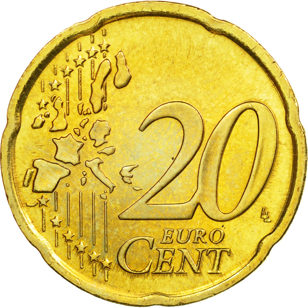 Finland, 20 Euro Cent, 2006, AU(55-58), Brass, KM:102