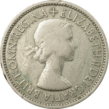 Coin, Great Britain, Elizabeth II, Florin, Two Shillings, 1953, EF(40-45)