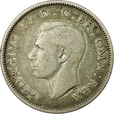 Coin, Great Britain, George VI, Florin, Two Shillings, 1942, VF(30-35), Silver