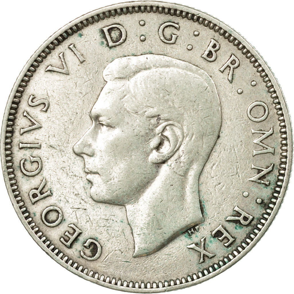 Coin, Great Britain, George VI, Florin, Two Shillings, 1942, EF(40-45), Silver