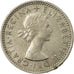 Coin, Great Britain, Elizabeth II, 6 Pence, 1963, EF(40-45), Copper-nickel