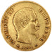 FRANCE, Napoléon III, 10 Francs, 1858, Strasbourg, KM #784.4, EF(40-45), Gold, G