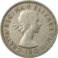 Moneta, Gran Bretagna, Elizabeth II, Shilling, 1956, MB+, Rame-nichel, KM:905