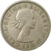 Moneda, Gran Bretaña, Elizabeth II, 1/2 Crown, 1955, MBC, Cobre - níquel