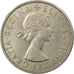 Moneda, Gran Bretaña, Elizabeth II, 1/2 Crown, 1967, MBC, Cobre - níquel