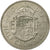 Coin, Great Britain, Elizabeth II, 1/2 Crown, 1967, EF(40-45), Copper-nickel