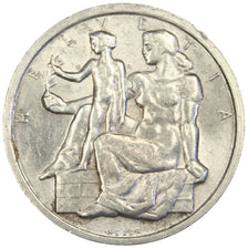 SWITZERLAND, 5 Francs, 1948, Bern, KM #48, AU(55-58), Silver, 31, 14.93