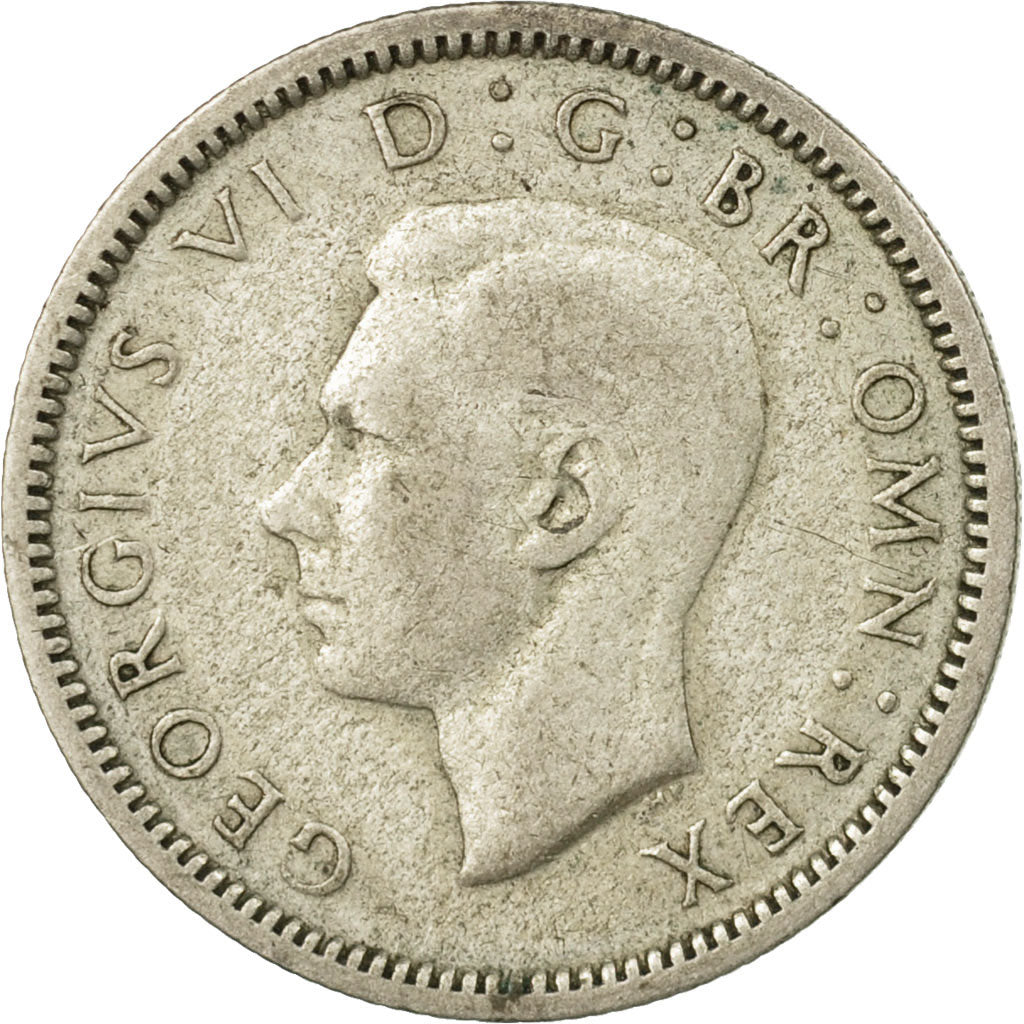 Coin, Great Britain, George VI, 6 Pence, 1937, VF(20-25), Silver, KM:852