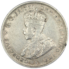 AUSTRALIA, Florin, 1917, Melbourne, KM #27, EF(40-45), Silver, 28.5, 11.27