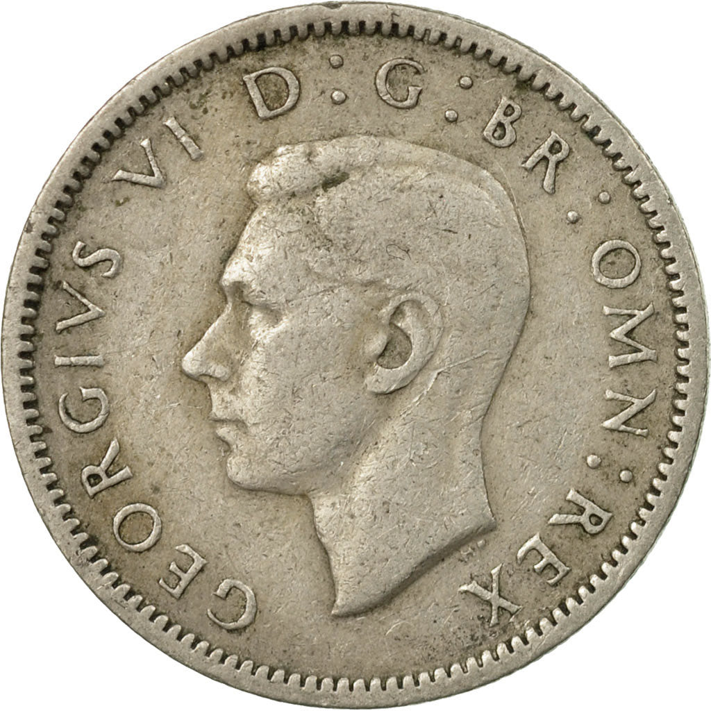 Monnaie, Grande-Bretagne, George VI, 6 Pence, 1948, TB+, Copper-nickel, KM:862