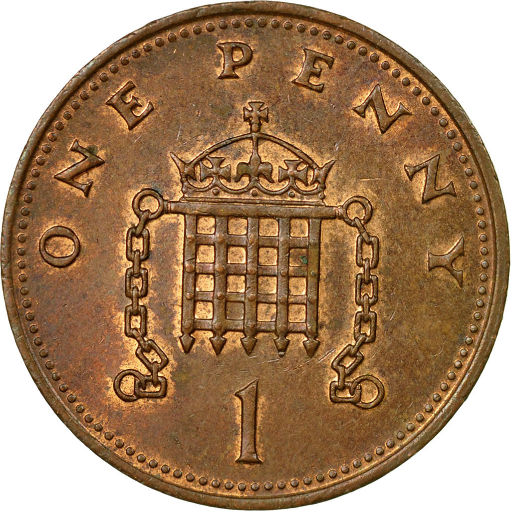 Moneta, Gran Bretagna, Elizabeth II, Penny, 1986, MB+, Bronzo, KM:935