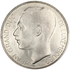 LUXEMBOURG, 100 Francs, 1964, KM #54, AU(55-58), Silver, 33.1, 18.07