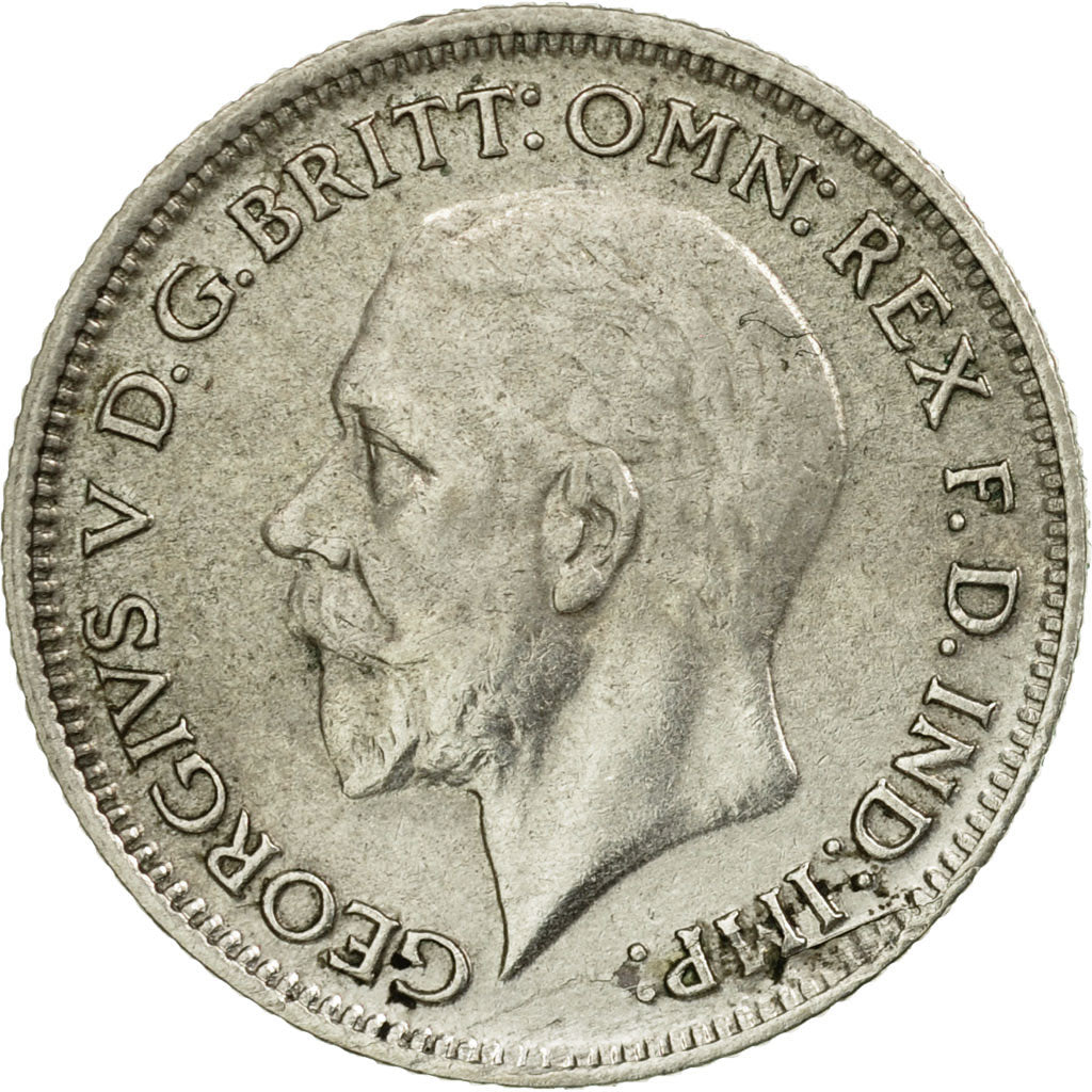 Coin, Great Britain, George V, 6 Pence, 1930, EF(40-45), Silver, KM:832