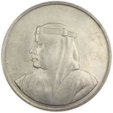 BAHRAIN, 500 Fils, 1968, KM #8, AU(55-58), Silver, 34.5, 18.27