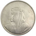 BAHRAIN, 500 Fils, 1968, KM #8, AU(55-58), Silver, 34.5, 18.27