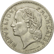 Moneta, Francia, Lavrillier, 5 Francs, 1935, Paris, BB, Nichel, KM:888