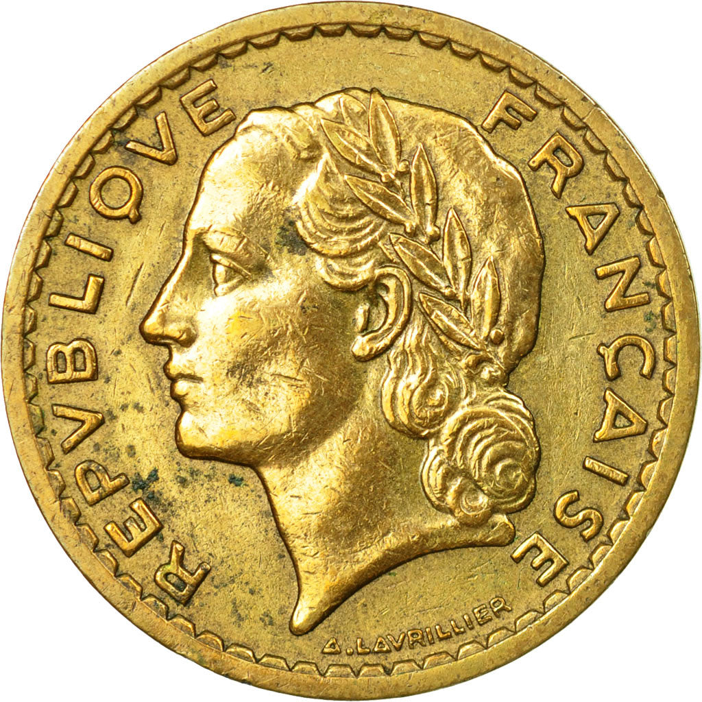 Coin, France, Lavrillier, 5 Francs, 1946, VF(30-35), Aluminum-Bronze, KM:888a.2
