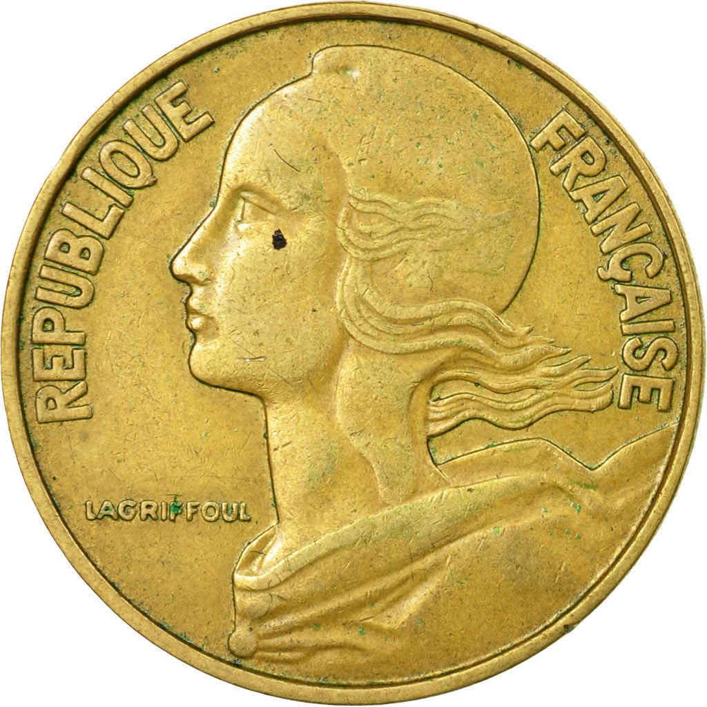 Coin, France, Marianne, 20 Centimes, 1965, Paris, EF(40-45), Aluminum-Bronze