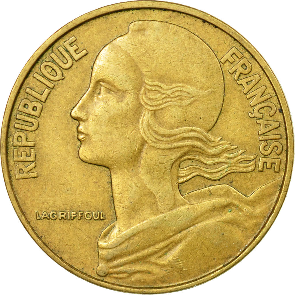Coin, France, Marianne, 20 Centimes, 1966, Paris, EF(40-45), Aluminum-Bronze