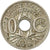 Munten, Frankrijk, Lindauer, 10 Centimes, 1928, ZF, Copper-nickel, KM:866a