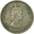 Moneta, Hong Kong, Elizabeth II, Dollar, 1974, EF(40-45), Miedź-Nikiel, KM:35