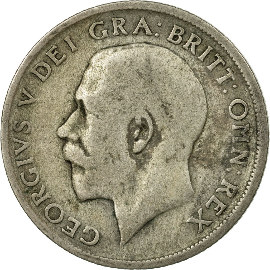 Coin, Great Britain, George V, Shilling, 1920, F(12-15), Silver, KM:816a