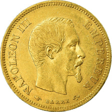 Moneta, Francia, Napoleon III, Napoléon III, 10 Francs, 1855, Paris, BB+, Oro