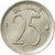 Münze, Belgien, 25 Centimes, 1975, Brussels, SS, Copper-nickel, KM:153.1