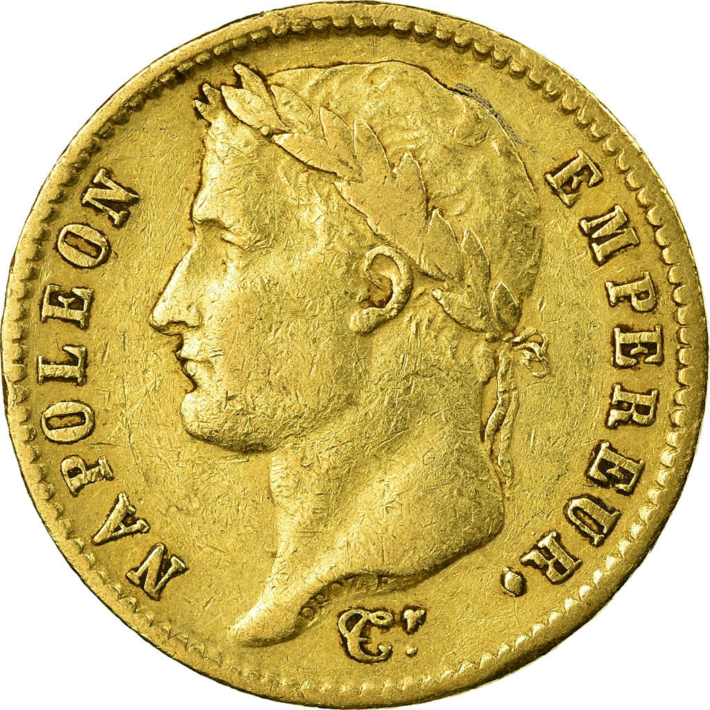 Coin, France, Napoléon I, 20 Francs, 1809, Lille, VF(30-35), Gold, KM:695.10