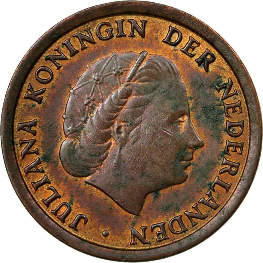 Munten, Nederland, Juliana, Cent, 1972, ZF, Bronze, KM:180