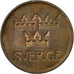 Coin, Sweden, Gustaf VI, 5 Öre, 1972, VF(30-35), Bronze, KM:845