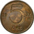 Coin, Sweden, Gustaf VI, 5 Öre, 1972, VF(30-35), Bronze, KM:845