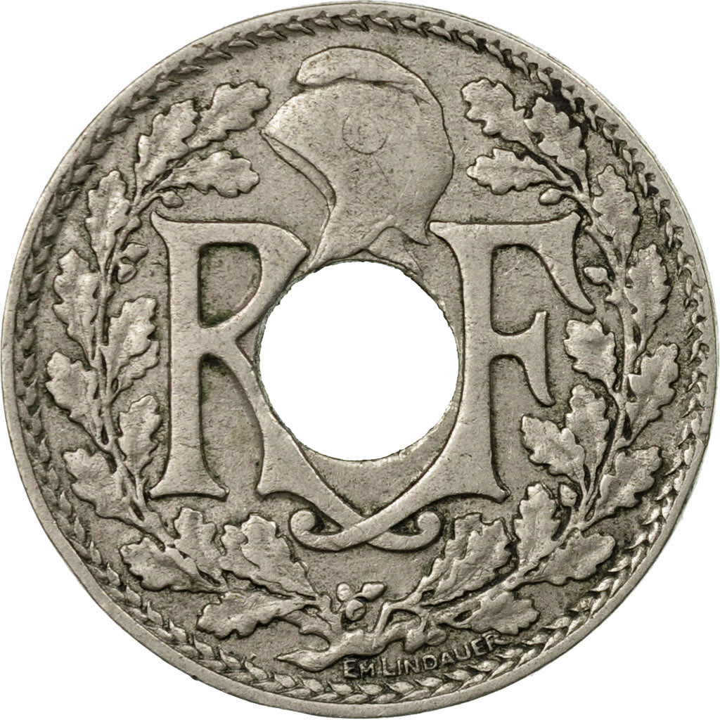Moneda, Francia, Lindauer, 10 Centimes, 1922, MBC, Cobre - níquel, KM:866a