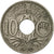 Moneda, Francia, Lindauer, 10 Centimes, 1922, MBC, Cobre - níquel, KM:866a