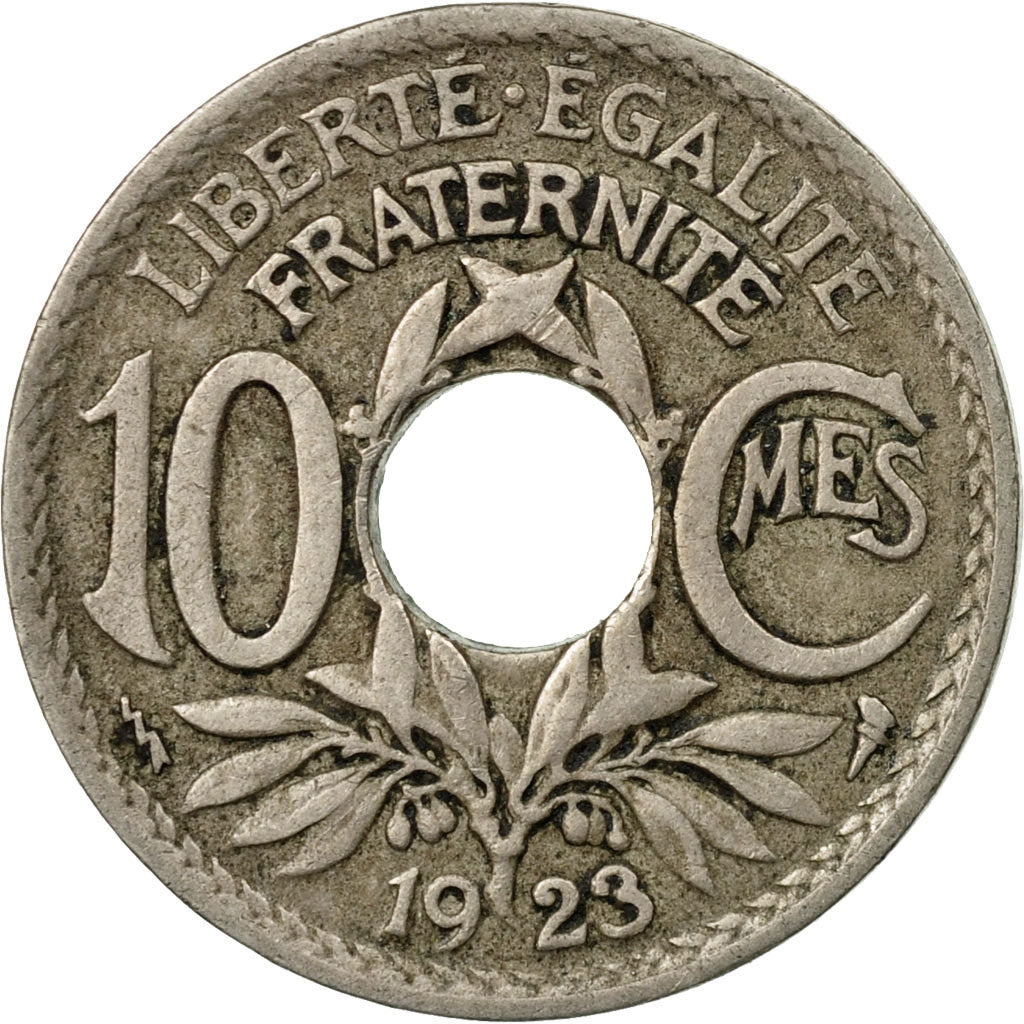 Coin, France, Lindauer, 10 Centimes, 1923, VF(30-35), Copper-nickel, KM:866a