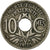 Moneda, Francia, Lindauer, 10 Centimes, 1925, MBC, Cobre - níquel, KM:866a