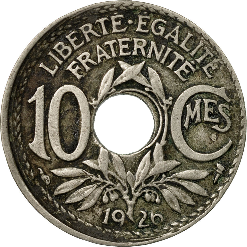 Coin, France, Lindauer, 10 Centimes, 1926, VF(30-35), Copper-nickel, KM:866a